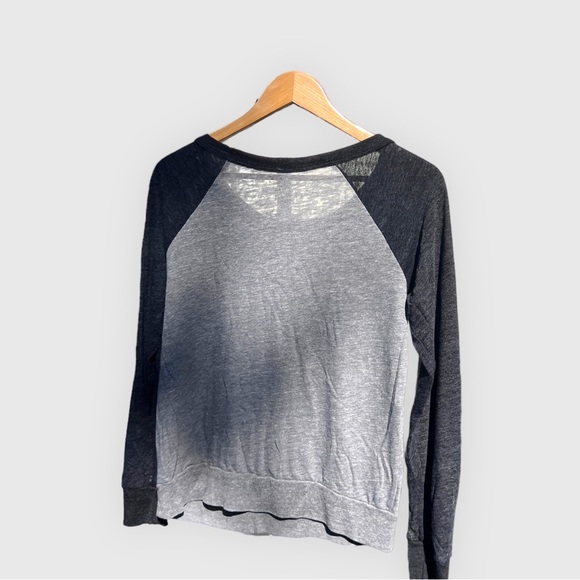 Chaser Rise Above Vintage Triblend Jersey in grey n black, size Small - Picture 5 of 6